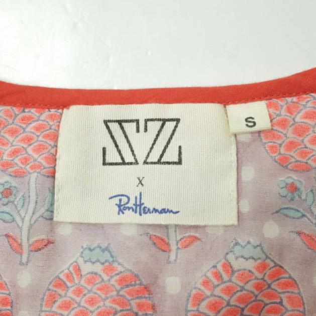 SZ Blockprints x Ron Herman エスゼット ブロックプリント SILK J D Pineapple Print Kitty Dress パイナップル柄 ワンピース S g12133 |  | 02