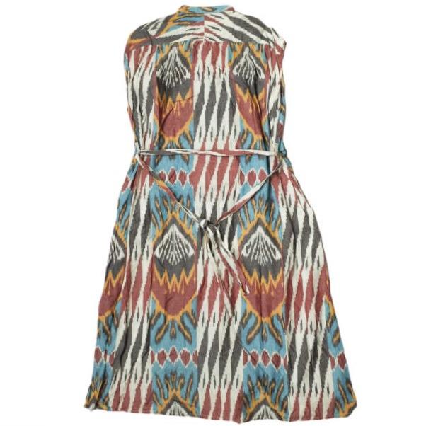 Engineered Garments エンジニアードガーメンツ 22SS イカット柄 ノースリーブバンドカラーワンピース 1 ロング ドレス g12135 |  | 01