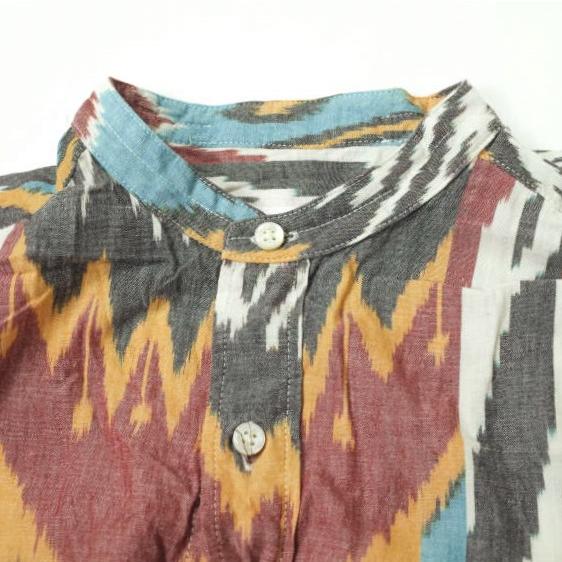 Engineered Garments エンジニアードガーメンツ 22SS イカット柄 ノースリーブバンドカラーワンピース 1 ロング ドレス g12135 |  | 03