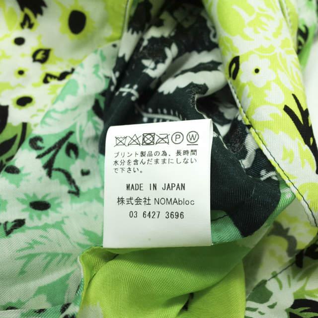 NOMA t.d. ノーマティーディー 22AW ドローユアガーデンシャツワンピース N34-DR02 ライトグリーン 長袖 キュプラ WORK BY HAND g12136 |  | 07