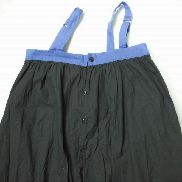 BEAMS BOY ビームスボーイ 23SS バックトゥフロント テープキャミワンピース 13-26-0061-163 ONE SIZE ブラック/ブルー トップス g12143 |  | 02