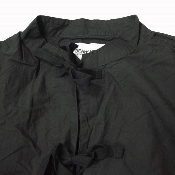 BEAMS黒いフロントリボンオールインワンつなぎタグ付き BEAMS黒いフロントリボンオールインワンつなぎタグ付き