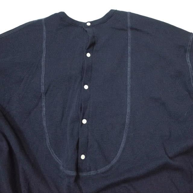 BEAMS BOY ビームスボーイ 22AW リブ ユーロヴィンテージ ワンピース 13-26-0003-101 ONE SIZE ネイビー 長袖 トップス g12145 |  | 02