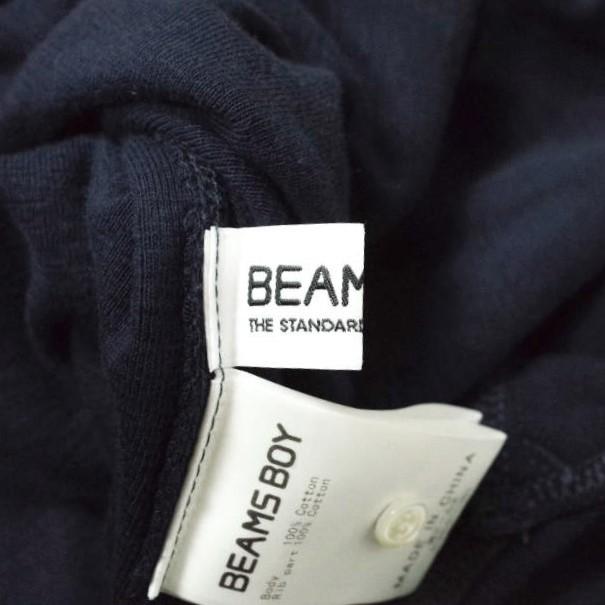 BEAMS BOY ビームスボーイ 22AW リブ ユーロヴィンテージ ワンピース 13-26-0003-101 ONE SIZE ネイビー 長袖 トップス g12145 |  | 06