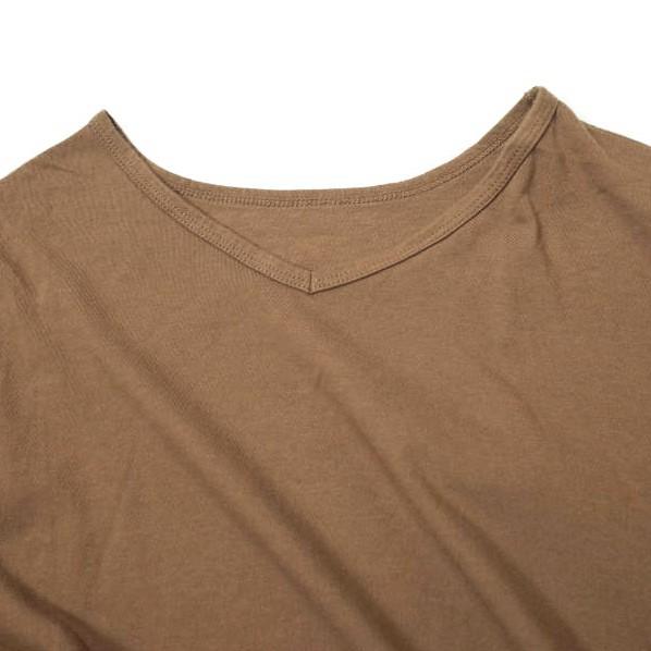 新品 LAITERIE レイトリー 日本製 USE天竺 2WAYロングプルオーバー LC20403 38 MOCHA 長袖 Vネック ワンピース トップス g12158 |  | 03