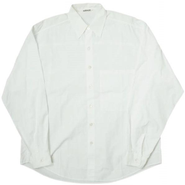 AURALEE オーラリー 日本製 WASHED FINX TWILL BIG SHIRTS