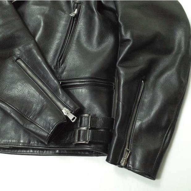 H BEAUTY＆YOUTH エイチ 日本製 HORSE LEATHER DOUBLE RIDERS ホース