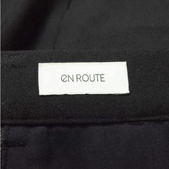 EN ROUTE アンルート 日本製 ポリエステルツイル2プリーツパンツ 7114-236-0294 1 BLACK テーパード ユナイテッドアローズ ボトムス g12210 |  | 06