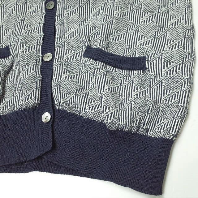 6 ROKU BEAUTY＆YOUTH ロク ビューティーアンドユース 21SS CHIDORI KNIT VEST 千鳥格子ニットベスト 8618-299-0077 FREE NAVY g12214 |  | 05