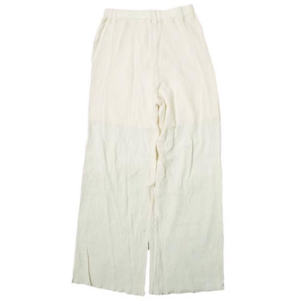BEAUTY＆YOUTH UNITED ARROWS ビューティーアンドユース クレープイージーワイドパンツ ウォッシャブル 1614-225-5353 オフホワイト g12221 |  | 01