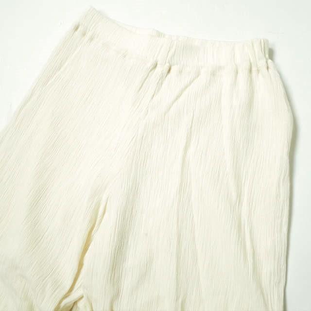BEAUTY＆YOUTH UNITED ARROWS ビューティーアンドユース クレープイージーワイドパンツ ウォッシャブル 1614-225-5353 オフホワイト g12221 |  | 03