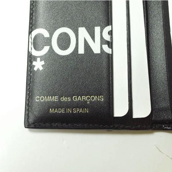 新品 COMME des GARCONS コムデギャルソン HUGE LOGO WALLET カウレザー 二つ折り財布 SA 0641HL BLACK ビッグロゴ ウォレット g12242 |  | 09