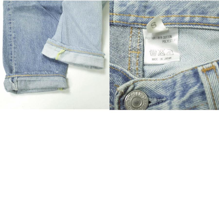 Made By Sunny Side Up メイドバイサニーサイドアップ Remake 2 for 1 Denim リメイクデニムパンツ S 解体 再構築 LEVI'S ジーンズ g12248｜looponline｜10