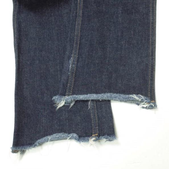 UNUSED アンユーズド 日本製 13.5oz denim five pockets pants カットオフ5ポケットスリムデニムパンツ 1 インディゴ ジーンズ g12250 |  | 06