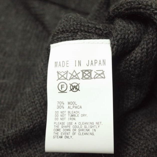 新品 Nahyat x AVELIA ナヤット 7G MERINO WOOL KNIT CARDIGAN メリノウールニットカーディガン n-062-116 CHARCOAL BROWN アルパカ g12275 |  | 08
