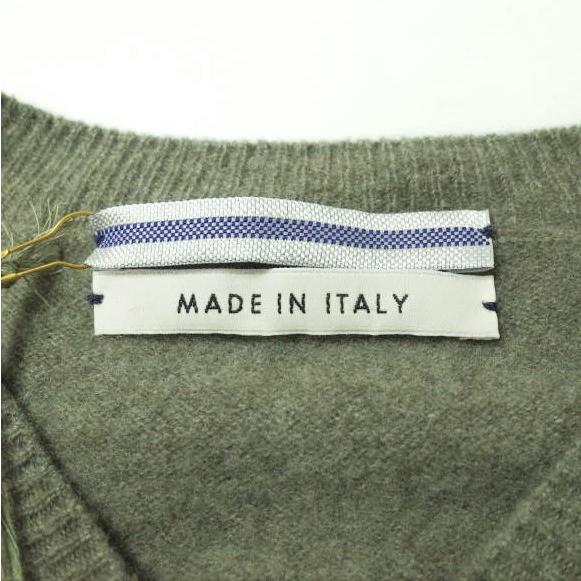 Cristaseya クリスタセヤ V NECK FLANNEL SWEATER