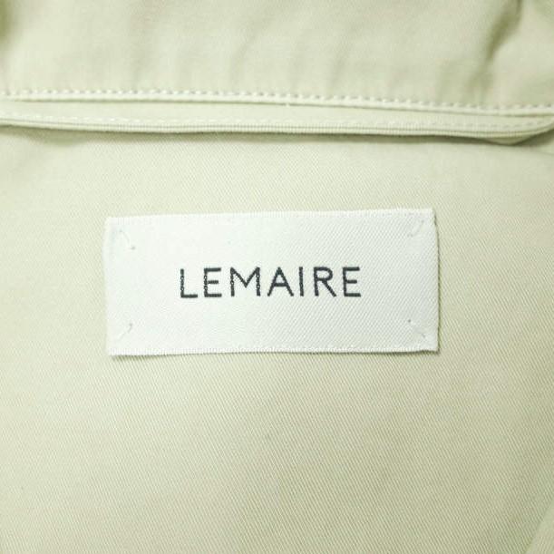 新品 LEMAIRE ルメール 22SS MILITARY SHIRT オープンカラー ミリタリーシャツ M221 SH190 LF699 46 OVERCAST GREY 開襟 ギャバジン g12290 |  | 03