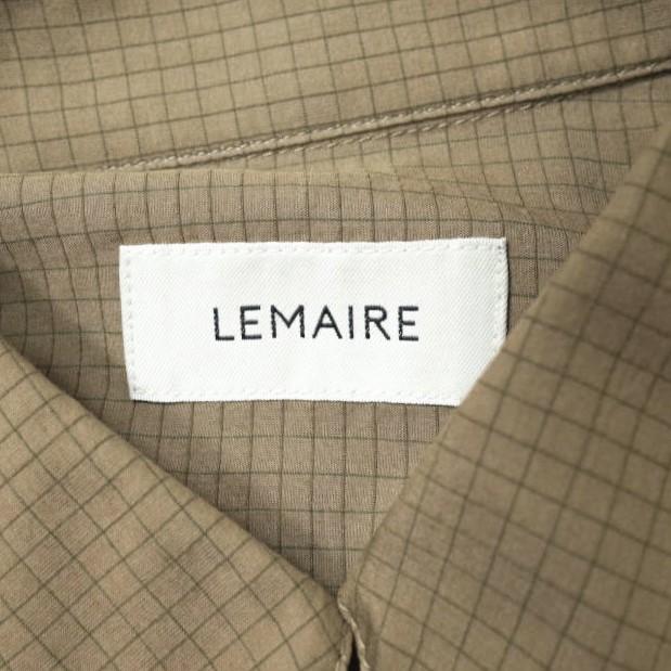 新品 LEMAIRE ルメール 22SS REGULAR COLLAR LS SHIRT ブロック 新品 LEMAIRE ルメール 22SS REGULAR COLLAR LS SHIRT ブロック