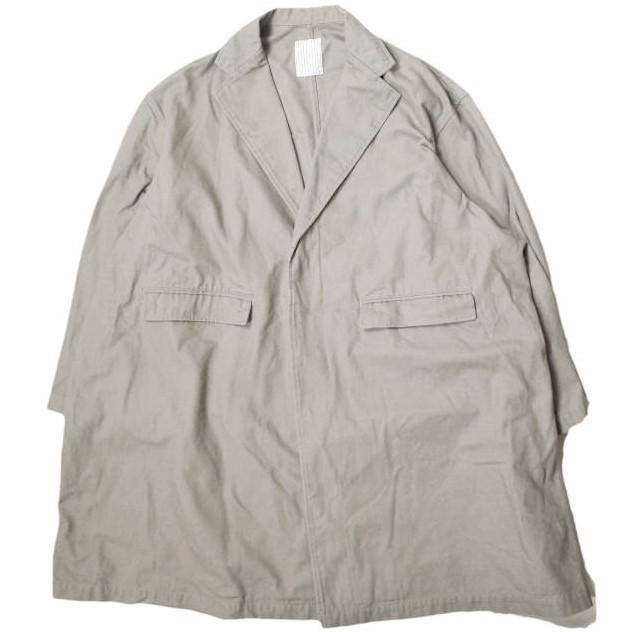 Stripes For Creative ストライプフォークリエイティブ S.F.C 22SS CHESTER COAT オーバーサイズ ダックチェスターコート L グレー g12343 | 