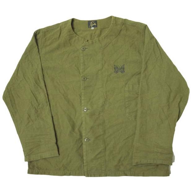 Needles ニードルス 22AW Pajama Set - Cotton Flannel コットンフランネル パジャマセット LQ209 M OLIVE セットアップ 上下 g12346 |  | 01