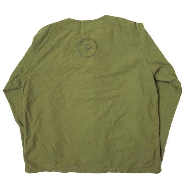 Needles ニードルス 22AW Pajama Set - Cotton Flannel コットンフランネル パジャマセット LQ209 M OLIVE セットアップ 上下 g12346 |  | 02