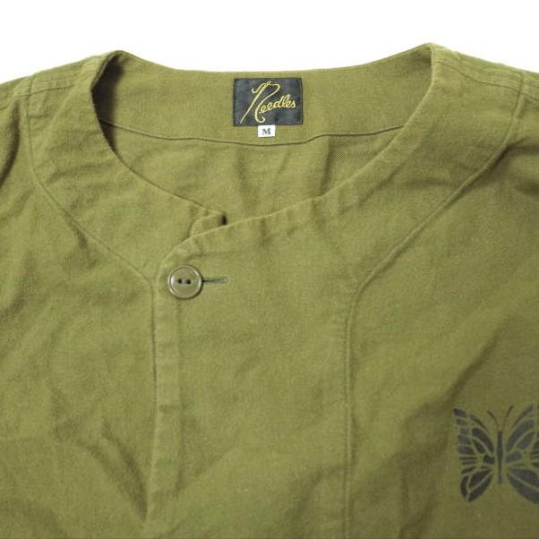 Needles ニードルス 22AW Pajama Set - Cotton Flannel コットンフランネル パジャマセット LQ209 M OLIVE セットアップ 上下 g12346 |  | 07