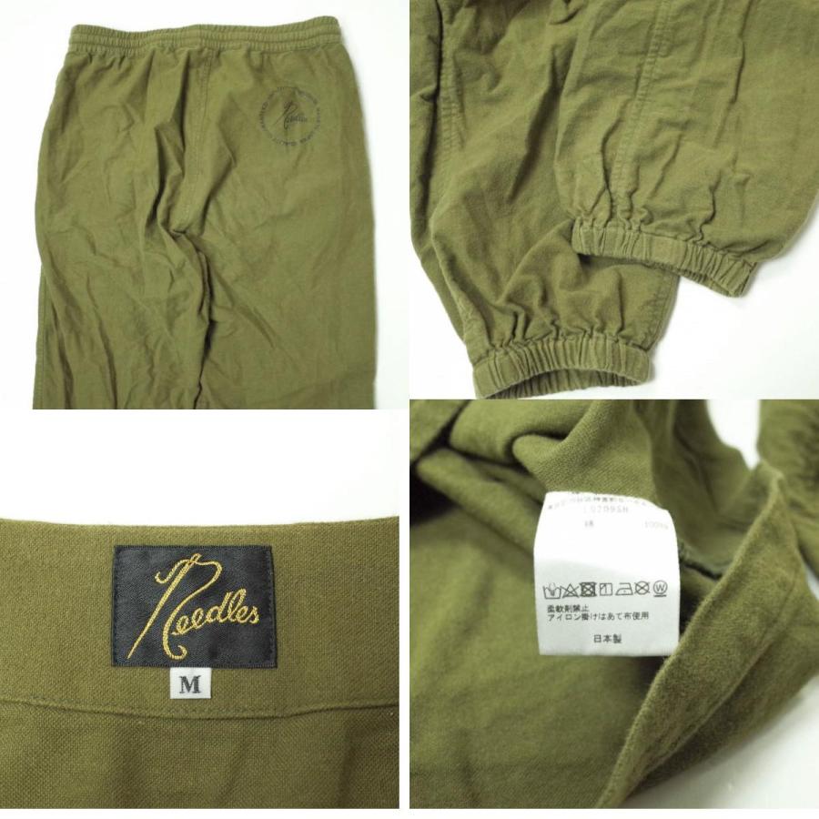 Needles ニードルス 22AW Pajama Set - Cotton Flannel コットンフランネル パジャマセット LQ209 M OLIVE セットアップ 上下 g12346 |  | 09