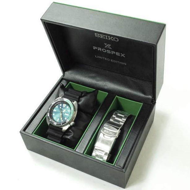 新品 SEIKO セイコー アジア3500本限定 Prospex Diver Green Turtle プロスペックス グリーンタートル SRPB01K1 腕時計 自動巻き g12349 |  | 02