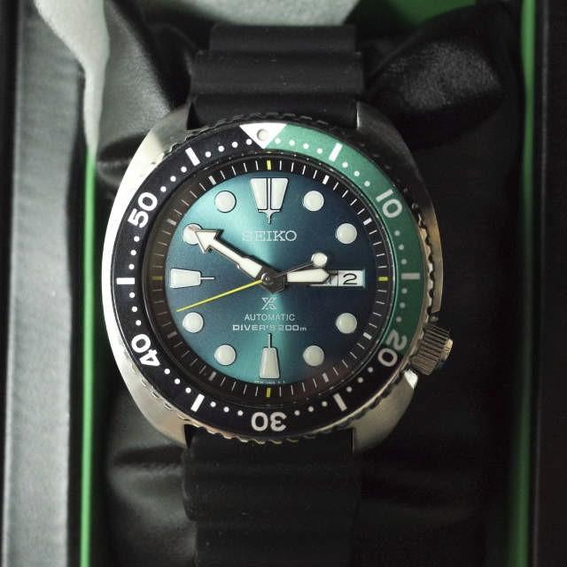 新品 SEIKO セイコー アジア3500本限定 Prospex Diver Green Turtle プロスペックス グリーンタートル SRPB01K1 腕時計 自動巻き g12349 |  | 04