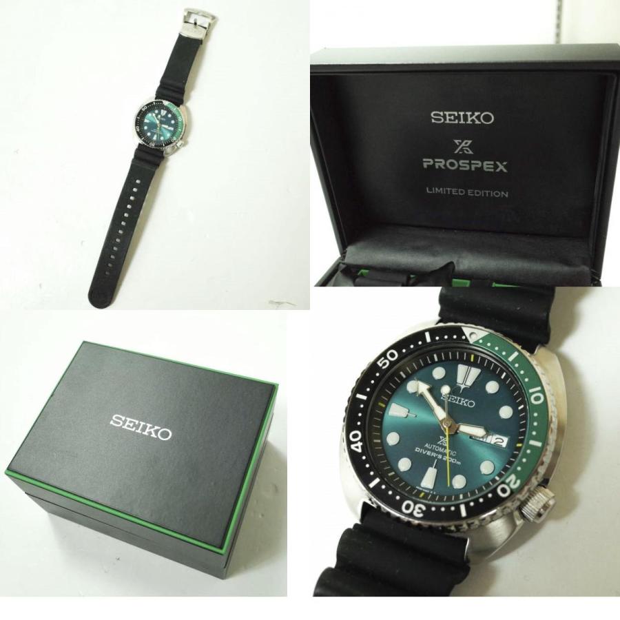 新品 SEIKO セイコー アジア3500本限定 Prospex Diver Green Turtle プロスペックス グリーンタートル SRPB01K1 腕時計 自動巻き g12349 |  | 09