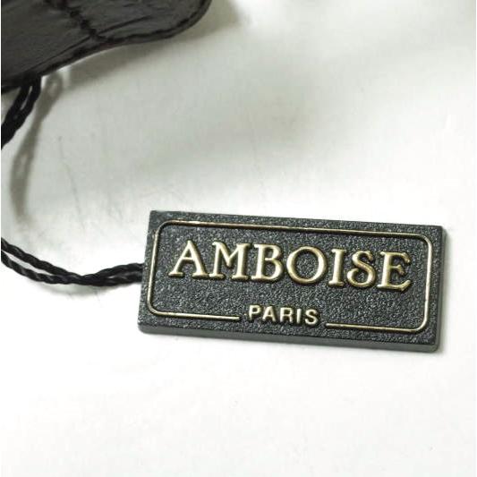 新品 AMBOISE アンボワーズ フランス製 クロコ型押しレザーベルト 6160/1115 NS 85/34 ブラウン バックル g12398 |  | 05