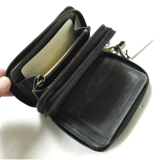 JAS.M.B ジャスエムビー イギリス製 TWIN ZIP WALLET ツインジップレザーウォレット グレー 二つ折り 財布 g12399 |  | 04