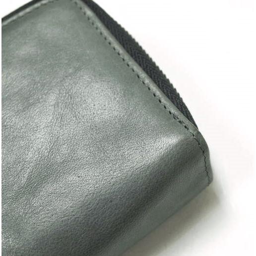 JAS.M.B ジャスエムビー イギリス製 TWIN ZIP WALLET ツインジップレザーウォレット グレー 二つ折り 財布 g12399 |  | 07