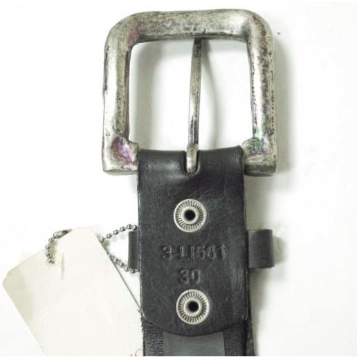 新品 LEATHER ISLAND レザーアイランド ボールスタッズレザーバックルベルト 3-LI561-0 30 BLACK g12407 |  | 03