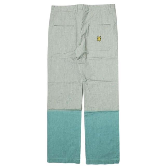 新品 SASQUATCHfabrix. サスクワァッチファブリックス DITCH SLACKS PANTS 製品段染め＋ドリップ スラックスパンツ 09SS-PA9-007 L g12410 |  | 01