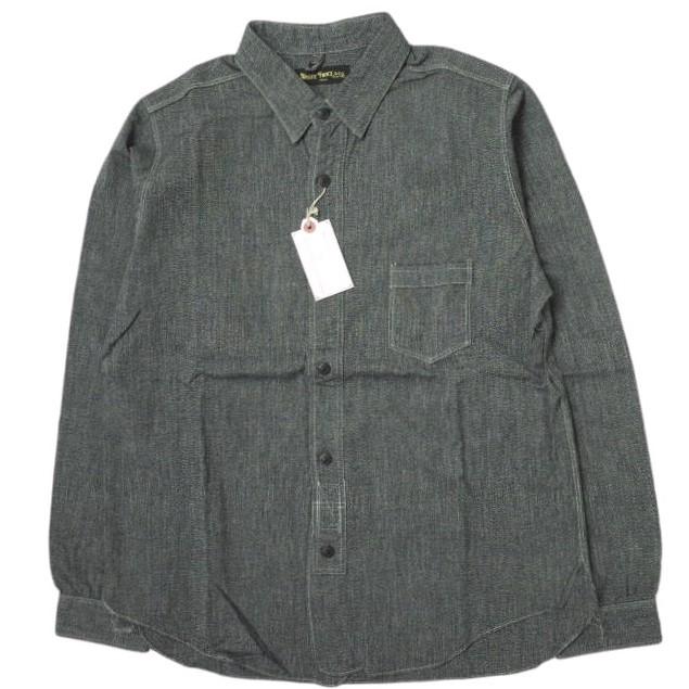 新品 WASTE TWICE ウェストトゥワイス 日本製 BLACK CHAMBRAY SHIRTS