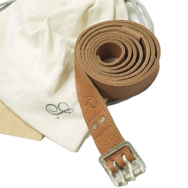 新品 TAKAHIROMIYASHITA The Soloist. タカヒロミヤシタ ザ ソロイスト カウハイド レザーナローベルト s.0057 M natural g12421 | 