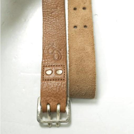 新品 TAKAHIROMIYASHITA The Soloist. タカヒロミヤシタ ザ ソロイスト カウハイド レザーナローベルト s.0057 M natural g12421 |  | 02