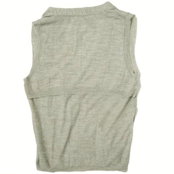 新品 m-n 1/4 エムエヌクオーター 日本製 レイヤードニットベスト H004 3 グレージュ セーター ハイゲージ トップス g12428 |  | 01