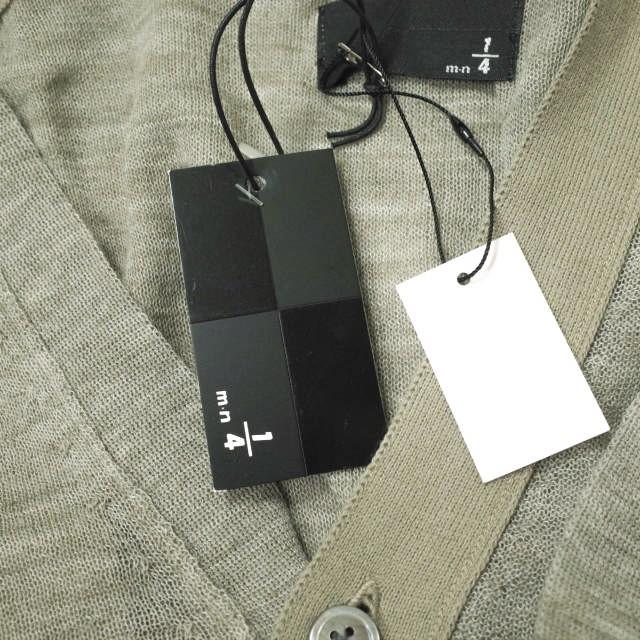 新品 m-n 1/4 エムエヌクオーター 日本製 レイヤードニットベスト H004 3 グレージュ セーター ハイゲージ トップス g12428 |  | 02