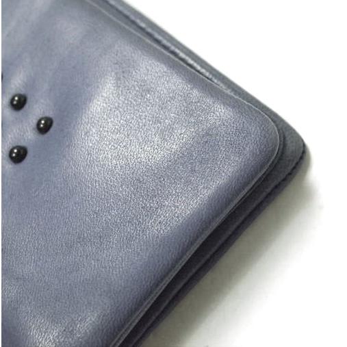 PATRICK STEPHAN パトリックステファン ボールスタッズ レザーカードケース 009AA008 ブルー 名刺入れ g12458 |  | 03