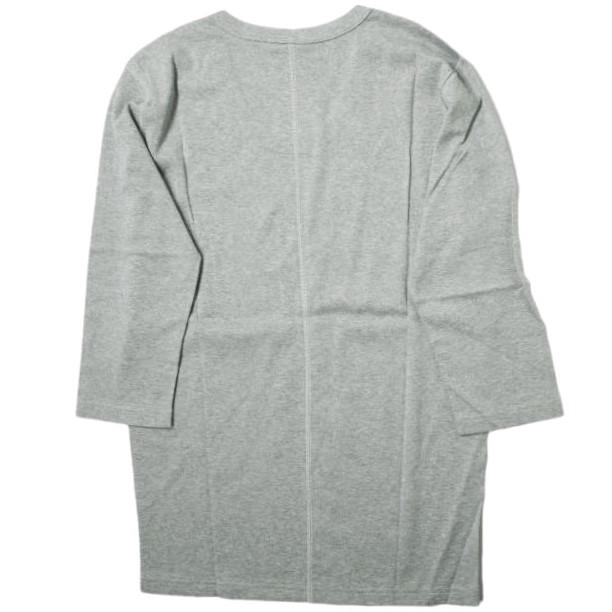 新品 koko ココ 日本製 フラットシーマ ソリッドUネック七分袖Tシャツ KMCT09-102002 L グレー カットソー トップス g12479 |  | 01