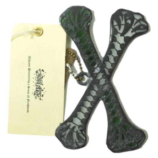 SASQUATCHfabrix. サスクワァッチファブリックス FANCY CROSS BONE STAINED ファンシークロスボーン キーホルダー バッグチャーム g12485 |  | 01