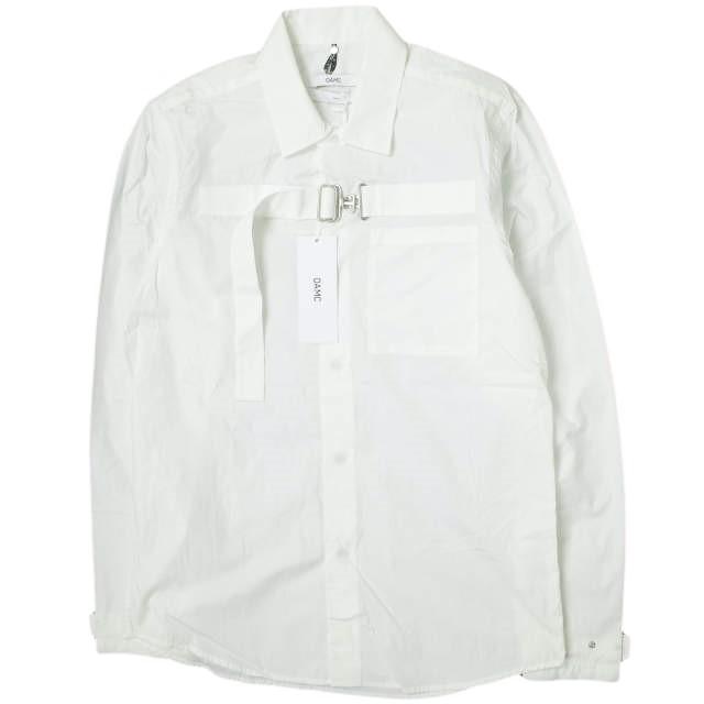 新品 OAMC オーエーエムシー Strapped Shirt バックルフロント 新品 OAMC オーエーエムシー Strapped Shirt バックルフロント