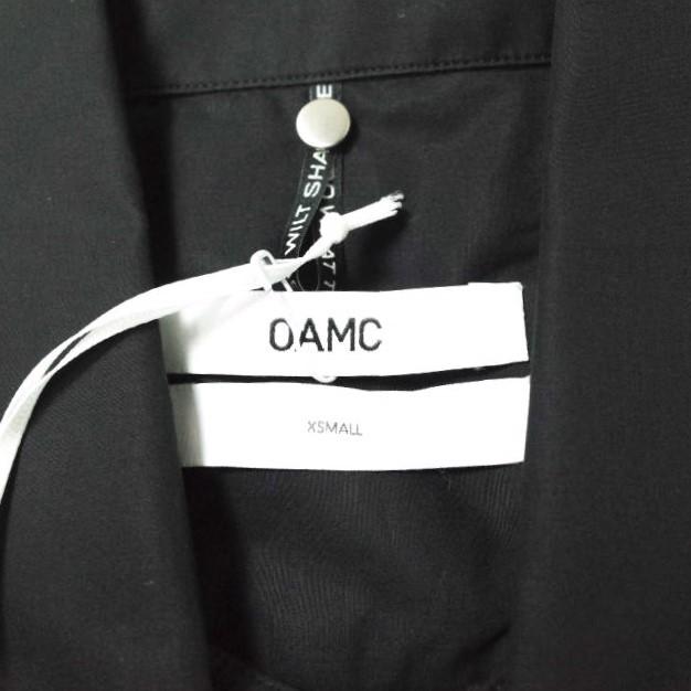 OAMC オーエーエムシー Strapped Shirt バックルフロント コットンポプリンシャツ I024455 XS ブラック 長袖 ストラップ トップス g12487 |  | 03