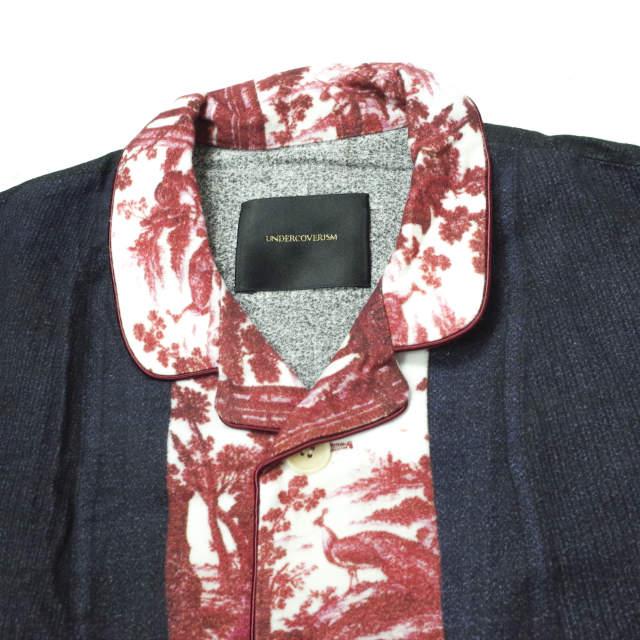 新品 UNDERCOVERISM アンダーカバイズム 転写プリント コットンフランネル パジャマセット N4001-3 2 RED/NAVY セットアップ 上下 g12489 |  | 06