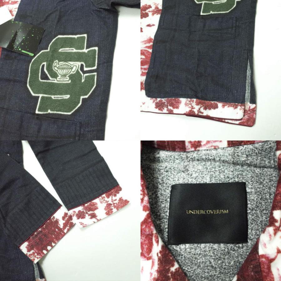新品 UNDERCOVERISM アンダーカバイズム 転写プリント コットンフランネル パジャマセット N4001-3 2 RED/NAVY セットアップ 上下 g12489 |  | 07