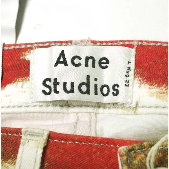 新品 Acne Studios アクネストゥディオズ SKIN 5 W POPPY グラフィックスキニーパンツ 26 BEIGE 5P ジップフライ ボトムス g12498 |  | 03