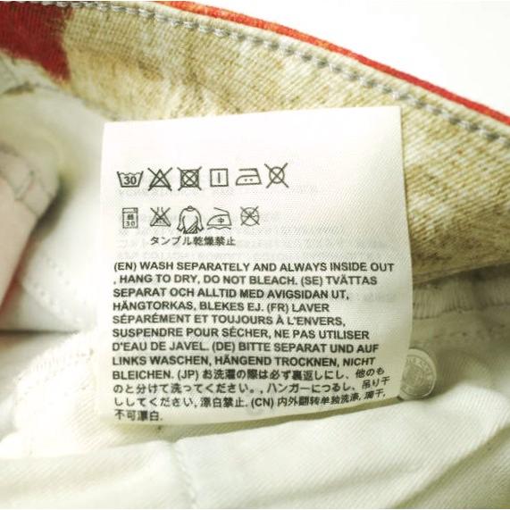 新品 Acne Studios アクネストゥディオズ SKIN 5 W POPPY グラフィックスキニーパンツ 26 BEIGE 5P ジップフライ ボトムス g12498 |  | 08