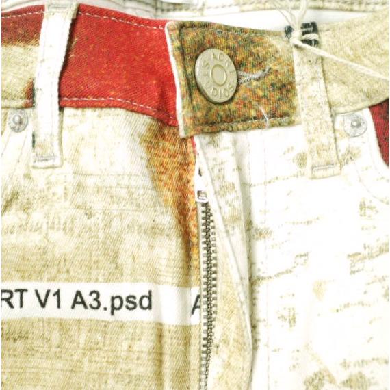 新品 Acne Studios アクネストゥディオズ SKIN 5 W POPPY グラフィックスキニーパンツ 24 BEIGE 5P ジップフライ ボトムス g12499 |  | 05